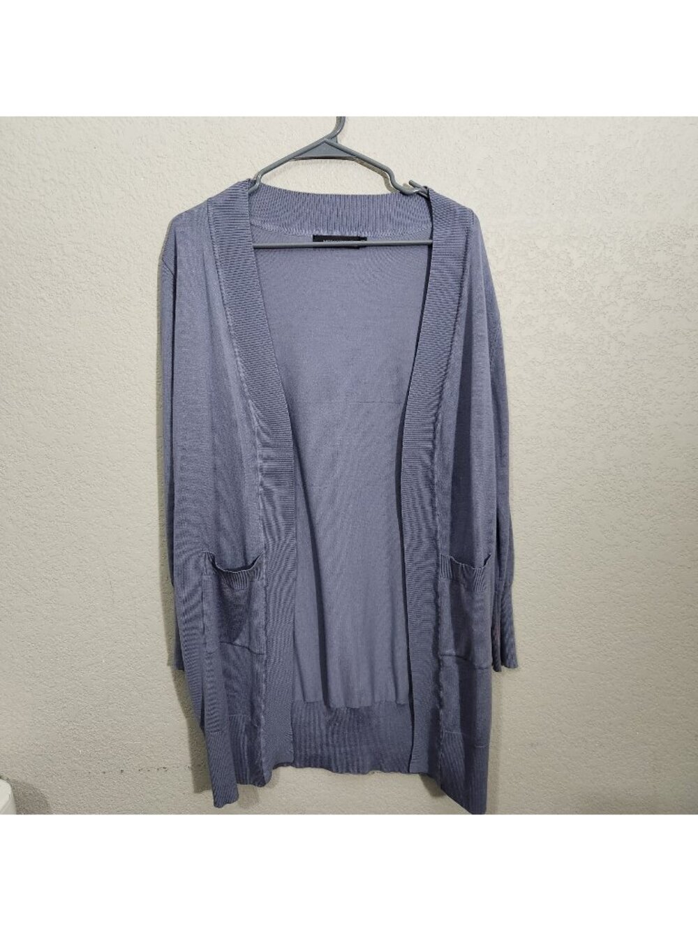 Merokeety Womens Open Front Knit Cardigan With Pockets Gray Size M Lightweight &